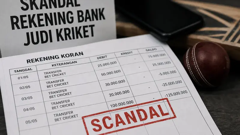 Enam Orang Tertangkap Terkait Skandal Judi Kriket dengan Rekening Bank di Wardha