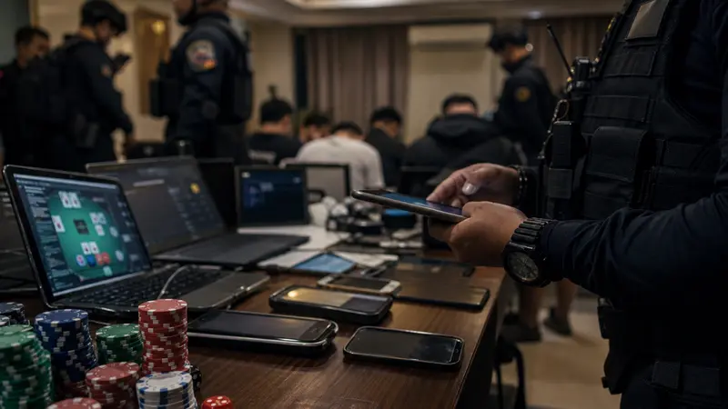 Polisi Nepal Bongkar Jaringan Perjudian di Pokhara, Tangkap Delapan Tersangka